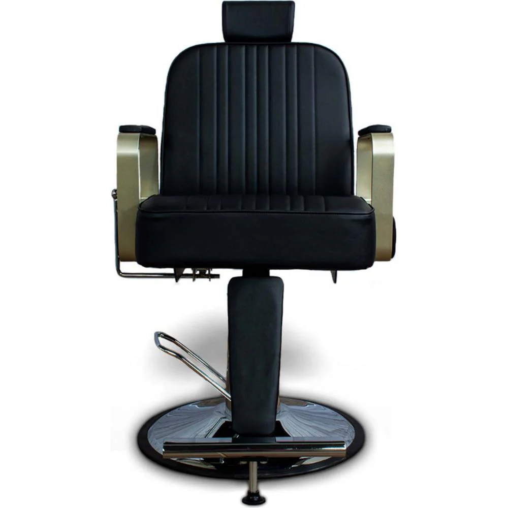 Caspian Heavy-Duty Reclining All-Purpose Salon Chair / Black by Hans Equipment - Image 3