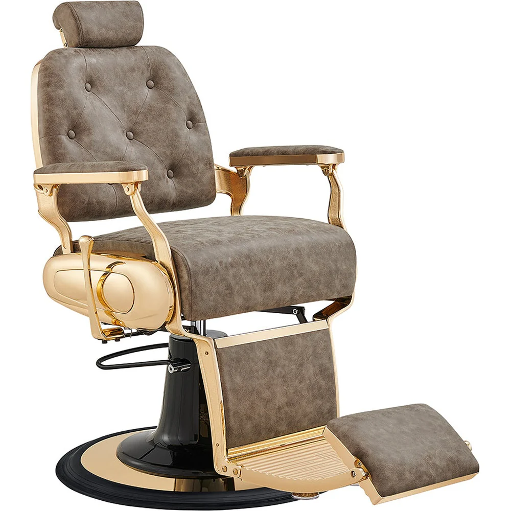 Cavalier Gold Edition Barber Chair by DIR Salon Furniture - Image 17