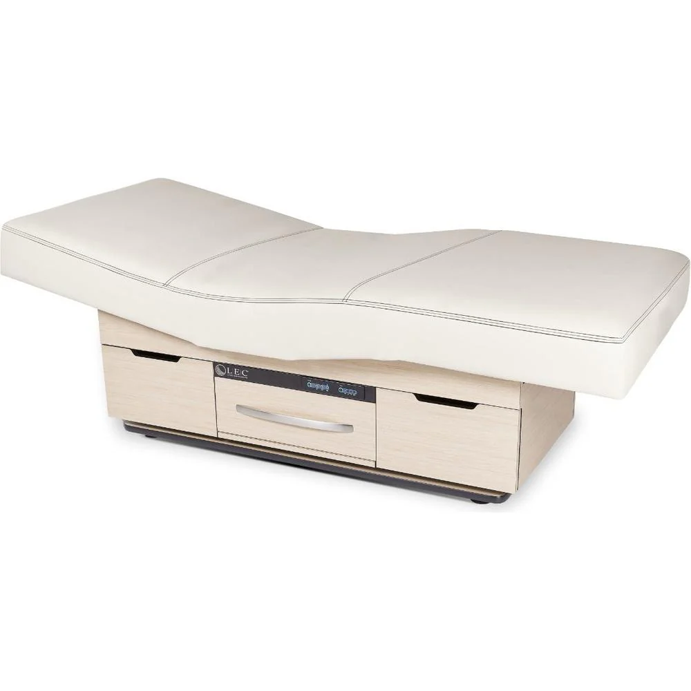 Century City Dual-Pedestal Spa Treatment Table with Digital Warming Drawer by Living Earth Crafts - Image 2