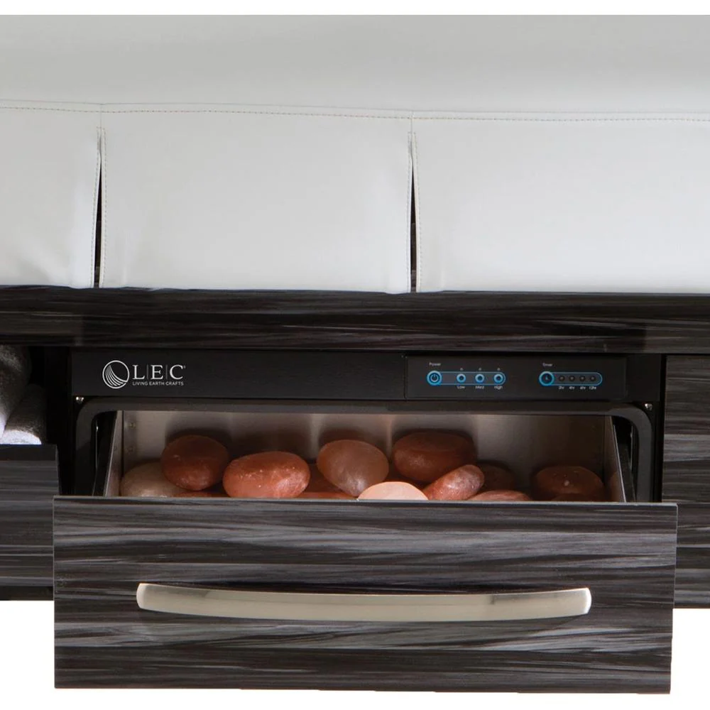 Century City Dual-Pedestal Spa Treatment Table with Digital Warming Drawer by Living Earth Crafts - Image 7