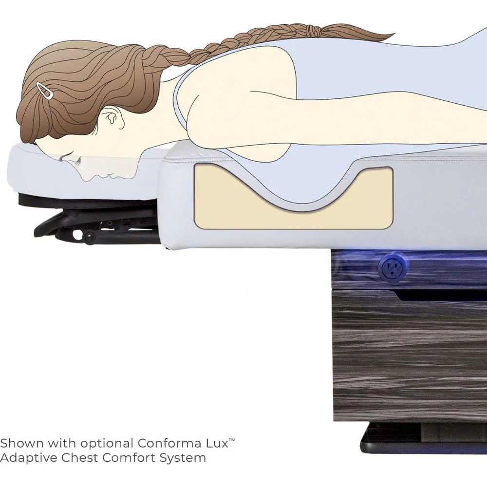 Century City Dual-Pedestal Spa Treatment Table with Digital Warming Drawer by Living Earth Crafts - Image 9