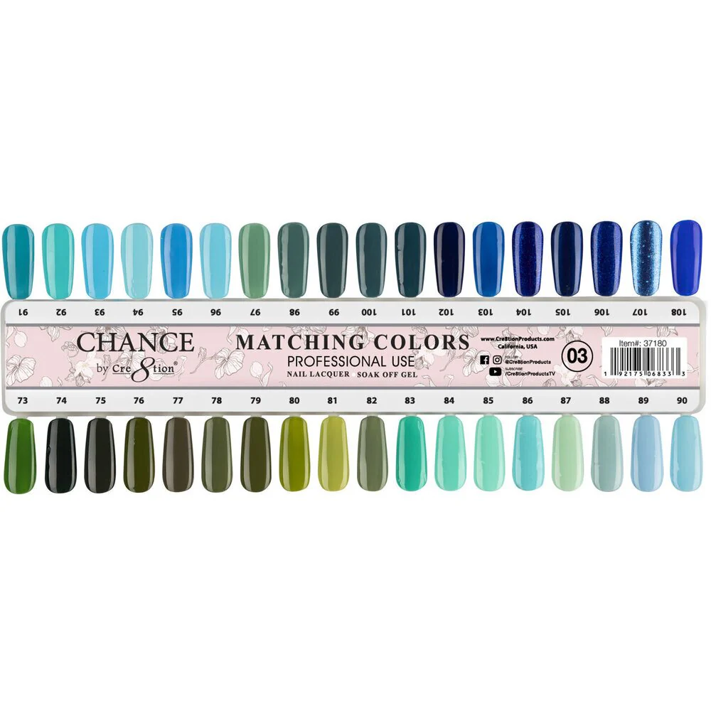 Chance Duo Soak Off Gel Polish + Nail Lacquer - 0.5 oz. Each / #042 by Cre8tion - Image 4