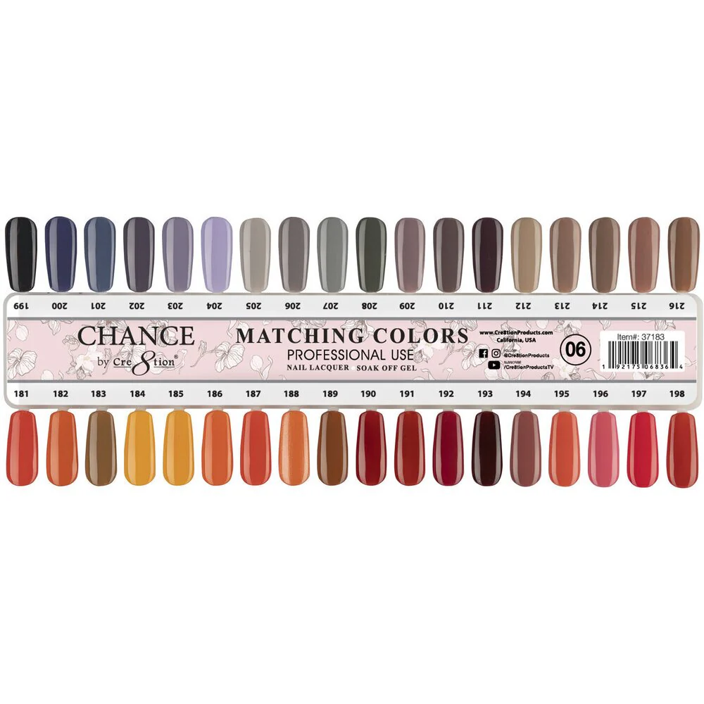 Chance Duo Soak Off Gel Polish + Nail Lacquer - 0.5 oz. Each / #056 by Cre8tion - Image 16