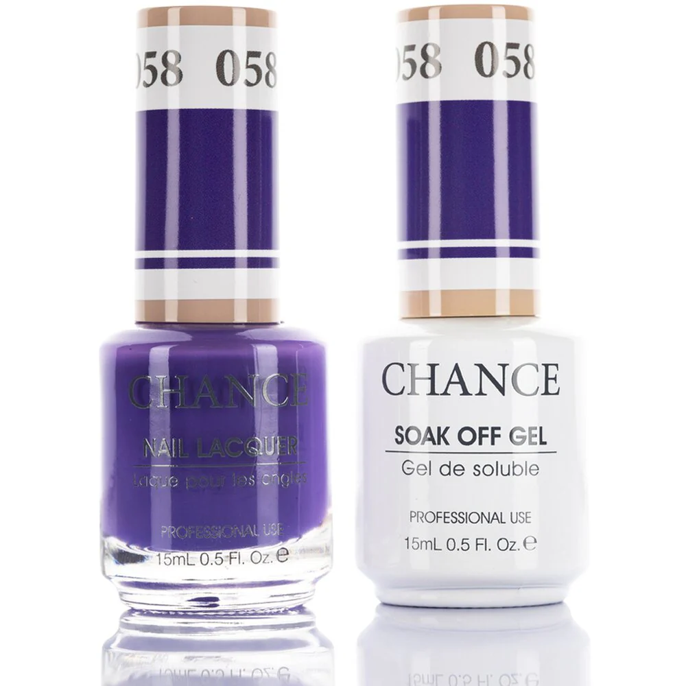 Chance Duo Soak Off Gel Polish + Nail Lacquer - 0.5 oz. Each / #058 by Cre8tion