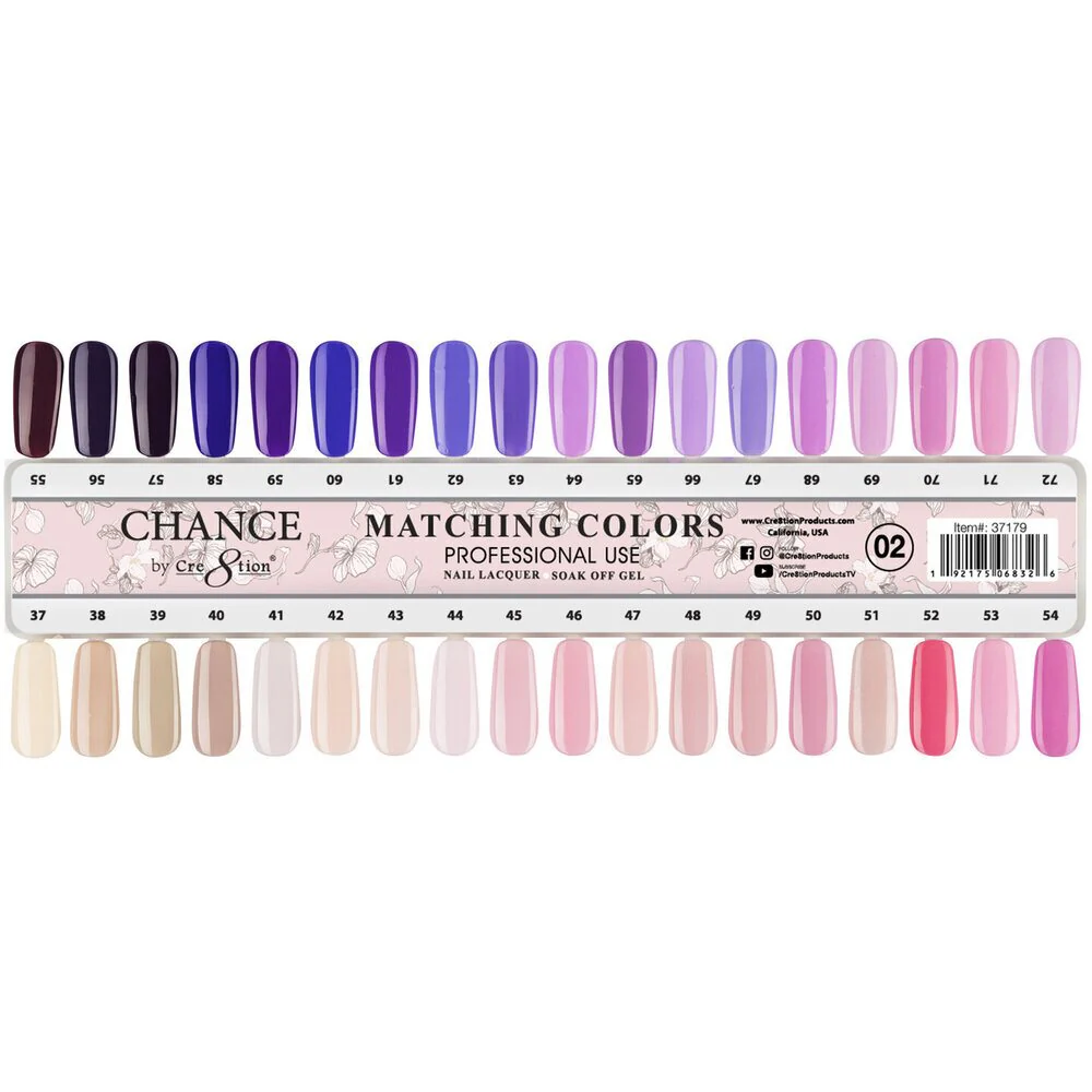 Chance Duo Soak Off Gel Polish + Nail Lacquer - 0.5 oz. Each / #153 by Cre8tion - Image 3