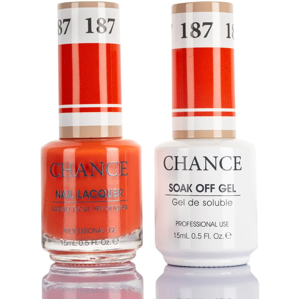 Chance Duo Soak Off Gel Polish + Nail Lacquer - 0.5 oz. Each / #187 by Cre8tion