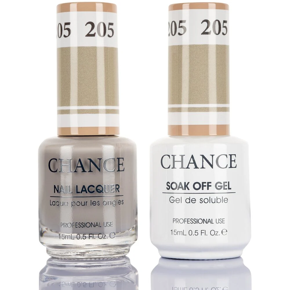Chance Duo Soak Off Gel Polish + Nail Lacquer - 0.5 oz. Each / #205 by Cre8tion