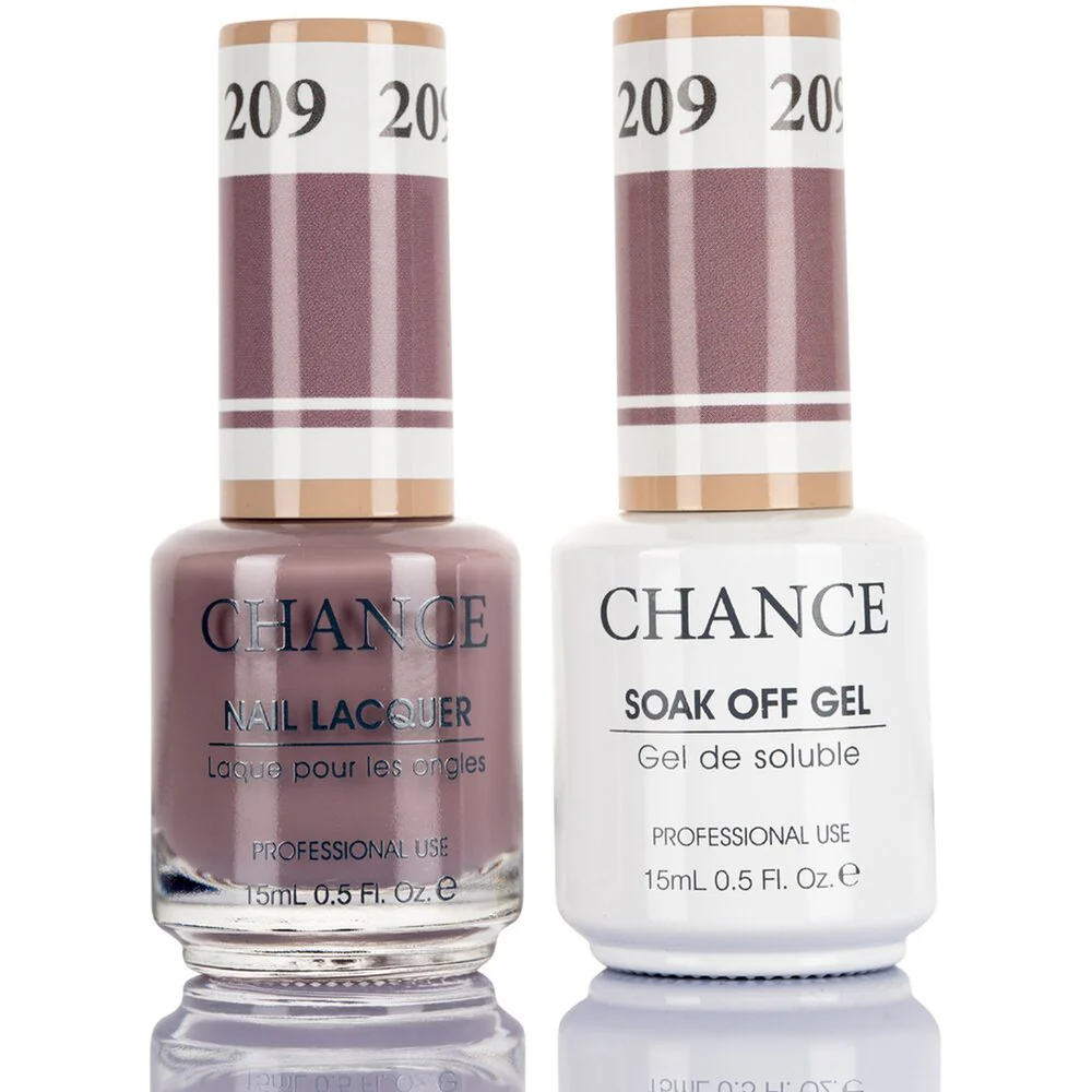 Chance Duo Soak Off Gel Polish + Nail Lacquer - 0.5 oz. Each / #209 by Cre8tion
