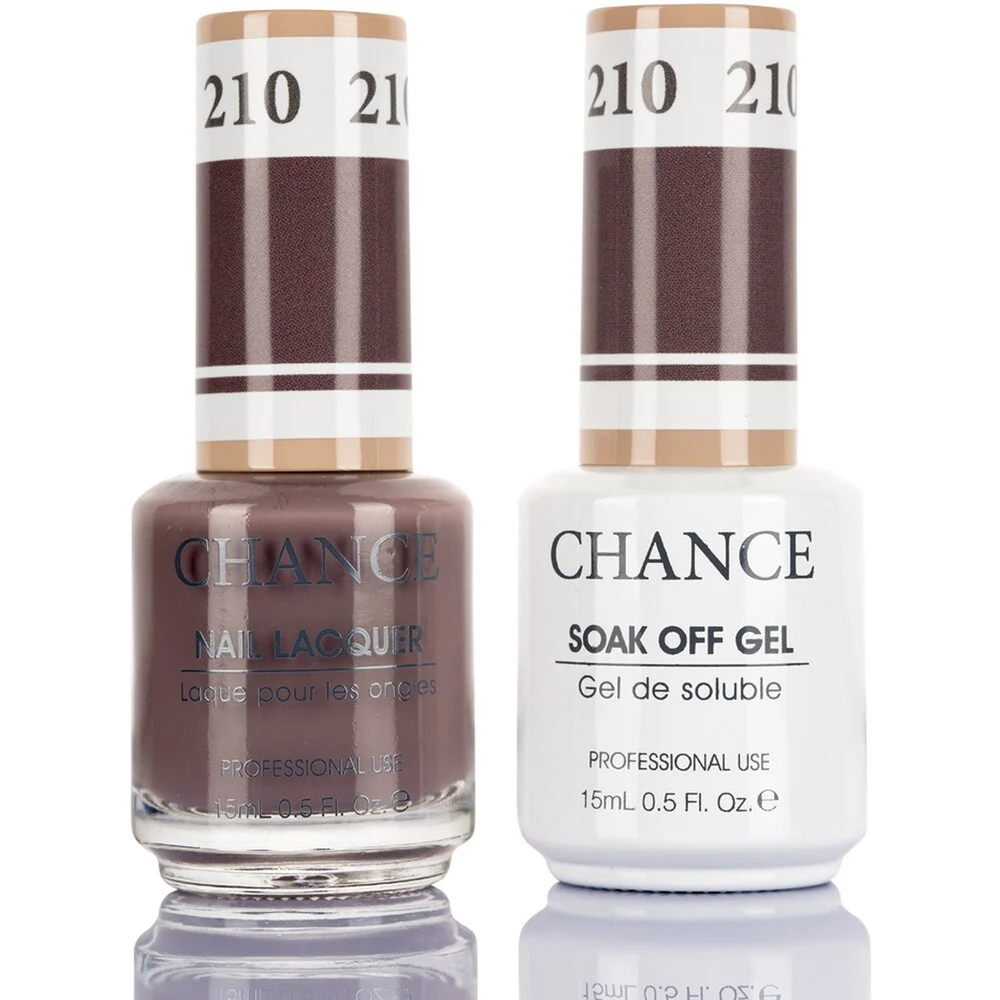 Chance Duo Soak Off Gel Polish + Nail Lacquer - 0.5 oz. Each / #210 by Cre8tion
