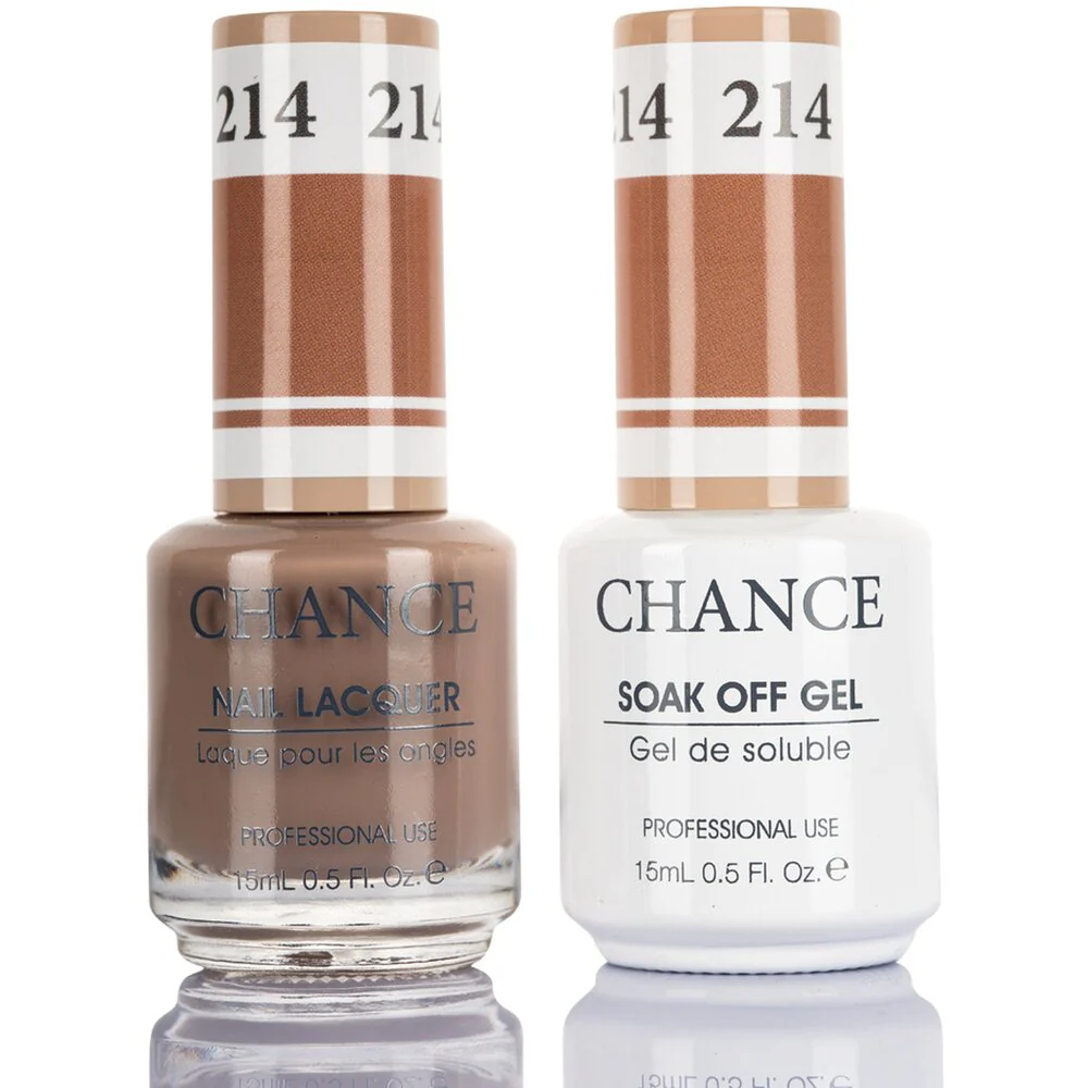 Chance Duo Soak Off Gel Polish + Nail Lacquer - 0.5 oz. Each / #214 by Cre8tion