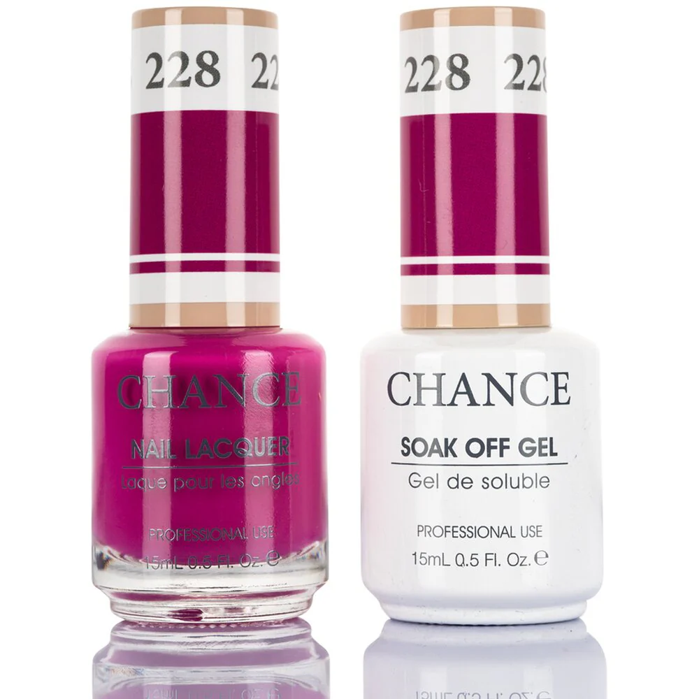 Chance Duo Soak Off Gel Polish + Nail Lacquer - 0.5 oz. Each / #228 by Cre8tion