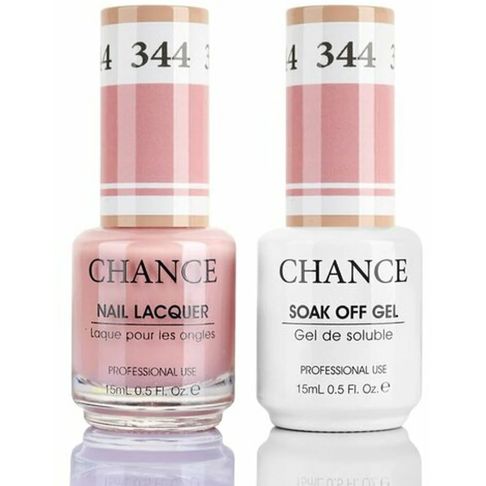 Chance Duo - Soak Off Gel Polish & Nail Lacquer 0.5 oz. Each / #344