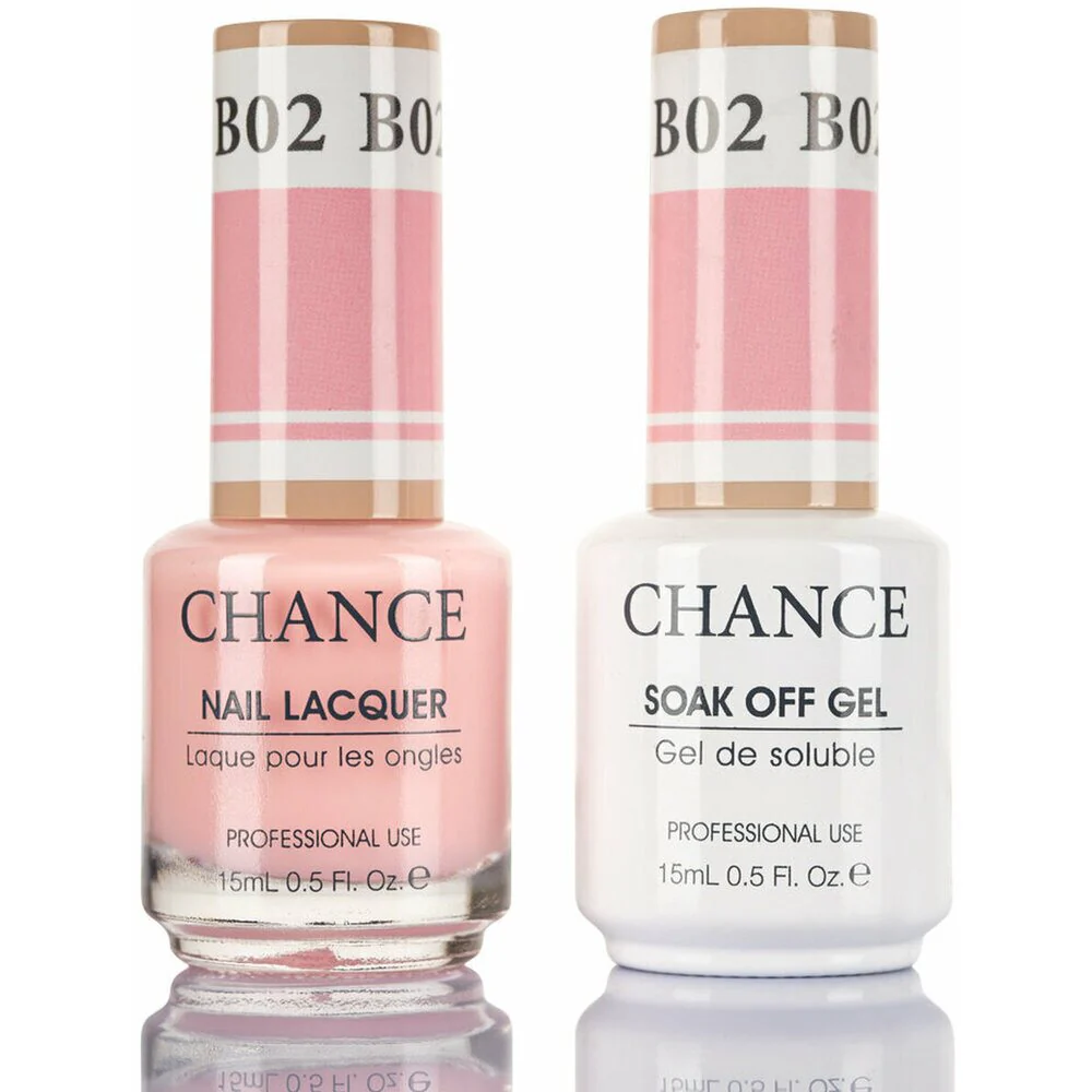 Chance Duo - Soak Off Gel Polish & Nail Lacquer 0.5 oz. Each / #B02 by Cre8tion