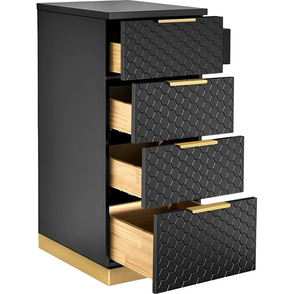 Chloe Styling Station Side Cabinet / White by Deco Salon Furniture - Image 3