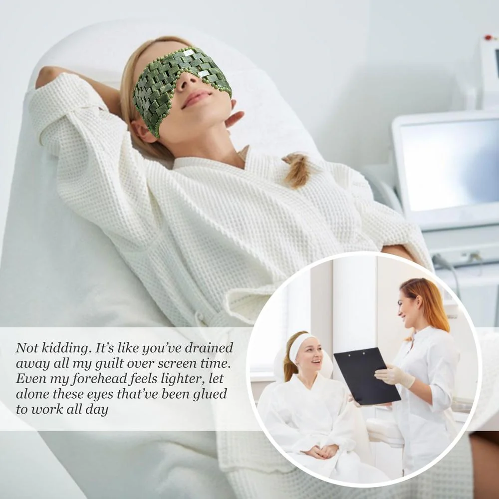 Classic Jade Eye Mask Professional Spa Tool - Ideal Add On For Japanese Head Spa Treatments - Image 3