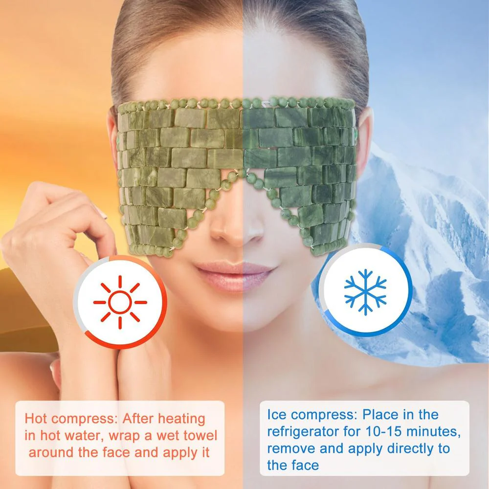 Classic Jade Eye Mask Professional Spa Tool - Ideal Add On For Japanese Head Spa Treatments - Image 4