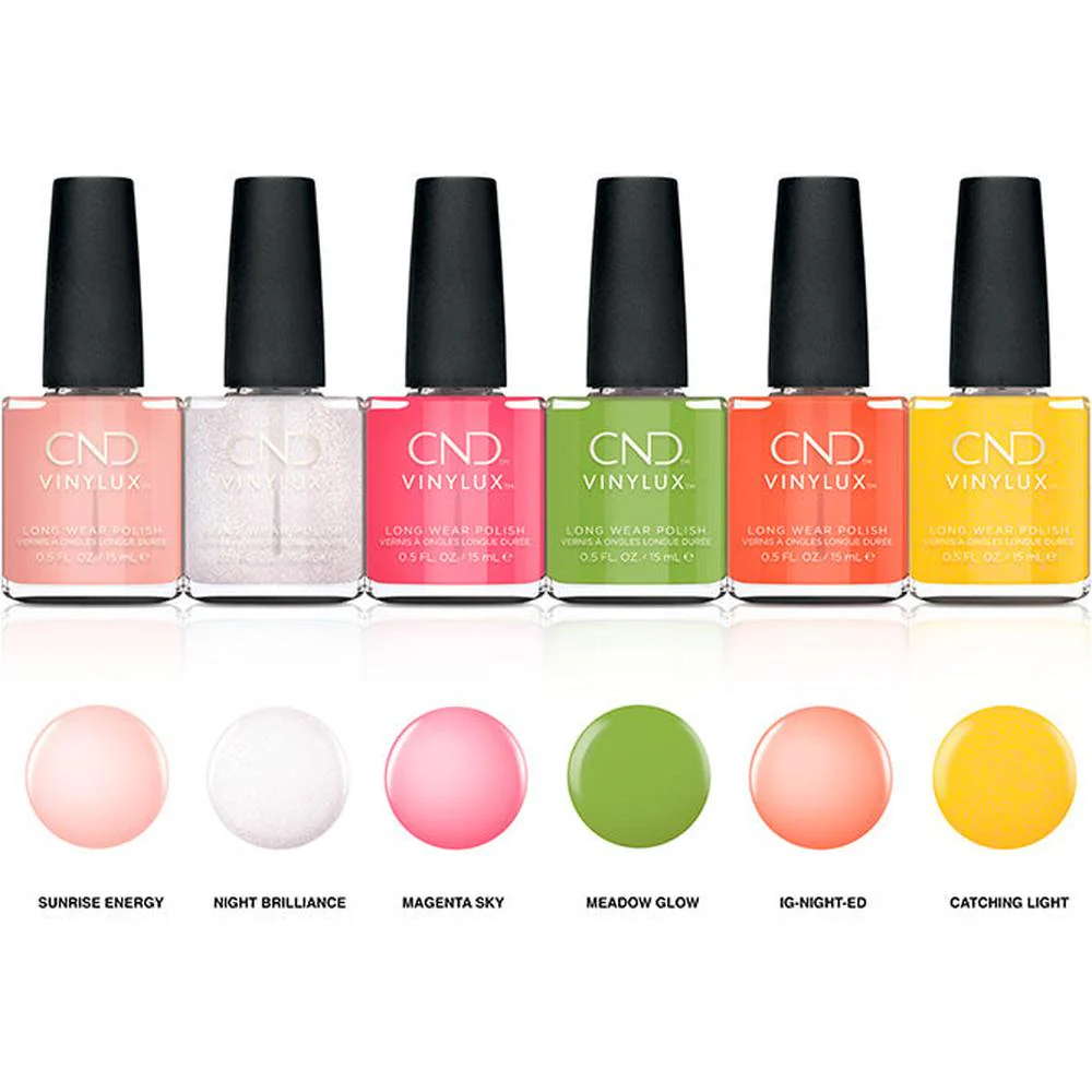 CND Vinylux Gleam & Glow Collection Night Brillance #468 / 0.5 fl. oz. - 15 mL. - Image 6