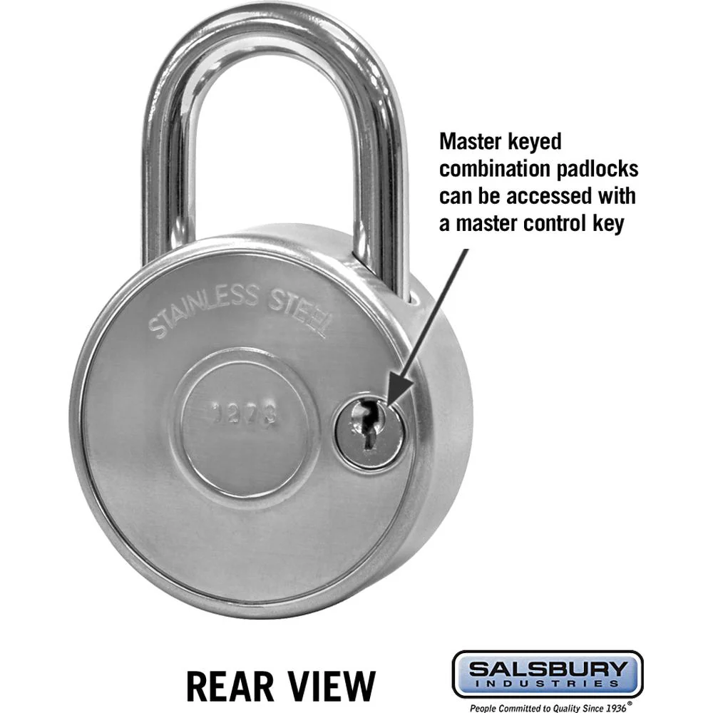 Combination Padlock - for Plastic Locker Door by Salsbury - Image 2