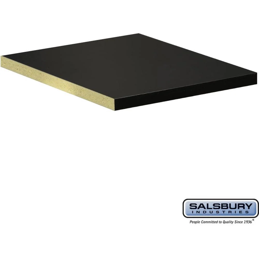 Compartment Shelf - for 12" Wide - 15 Inch Deep Designer Wood Locker - Full Depth - Black by Salsbury