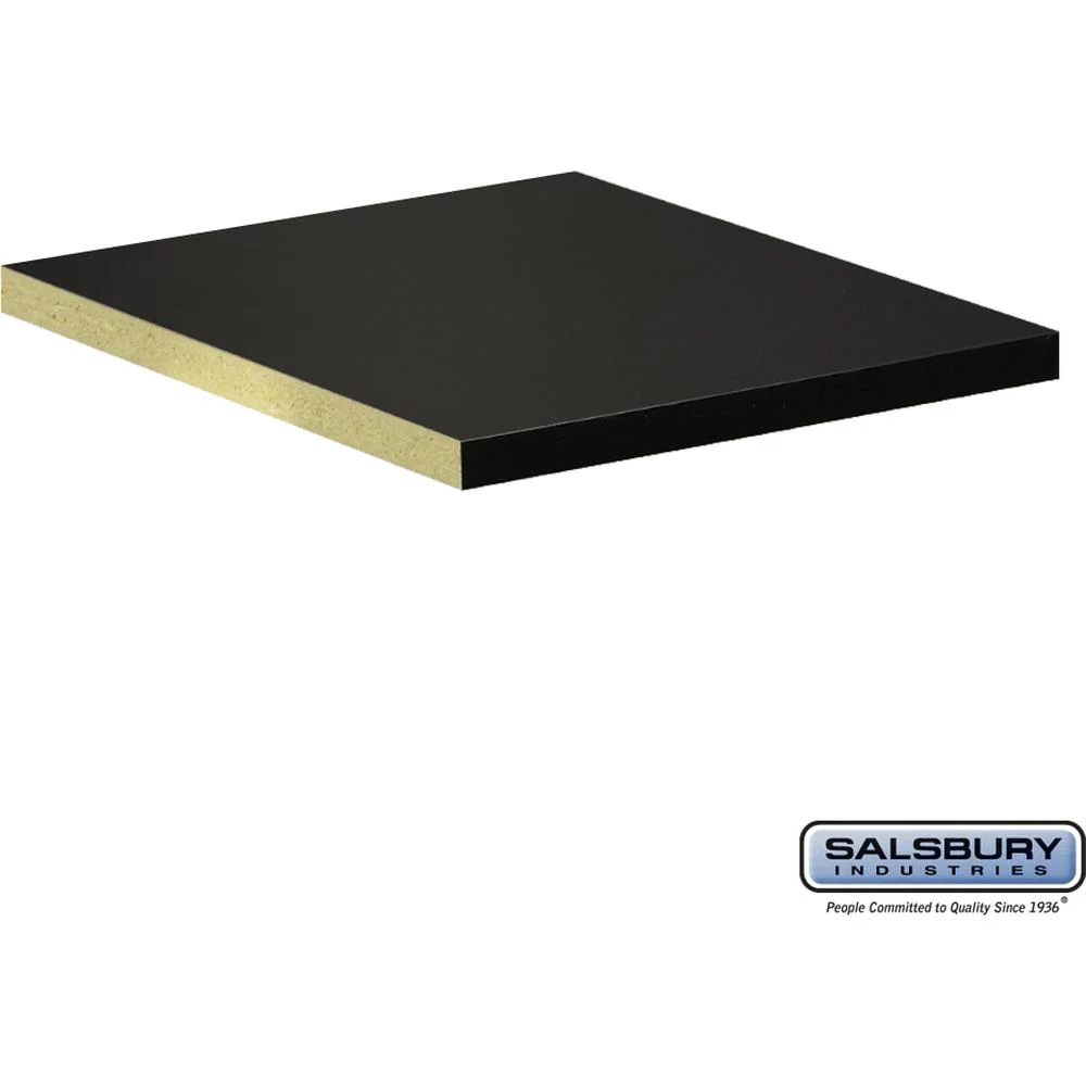Compartment Shelf - for 18" Wide - 18 Inch Deep Designer Wood Locker - Full Depth - Black by Salsbury