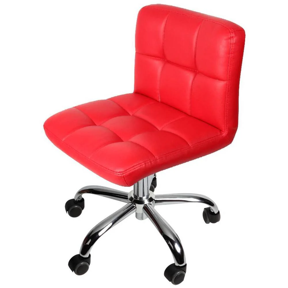 Cookie Technician Stool / Available with Manicure Height Medium Piston - 15.5" to 25" or Pedicure Height Low Piston - 13" to 16" / Upholstery Black, Cappuccino, Chocolate, Mocha, Taupe or Red by J&A - Image 6