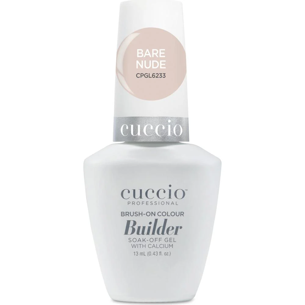 Cuccio - Brush-On Colour Builder Soak Off Gel - Bare Nude / 0.43 fl. oz. - 13 mL.