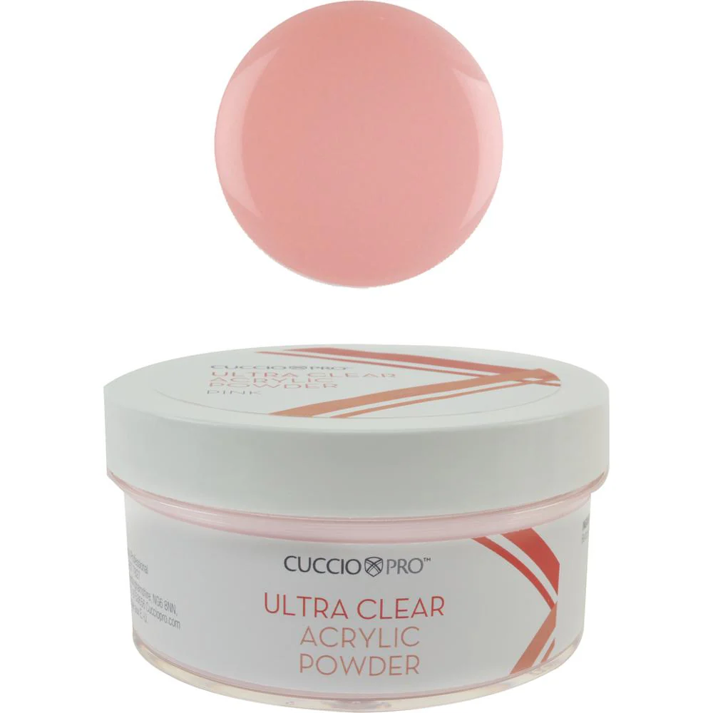 Cuccio Pro - Ultra Clear Acrylic Powder / 16 oz. - Pink - Image 2