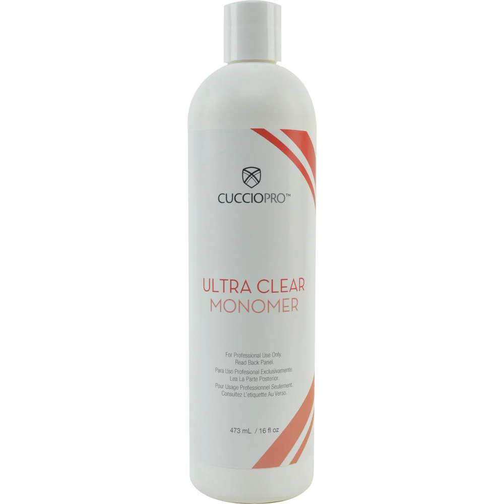 Cuccio Pro - Ultra Clear Liquid Monomer - The First Step to Strong, Transparent Acrylics That Results in an Ultra Clear, Finished Nail / 16 fl. oz. - 473 mL. - Image 2