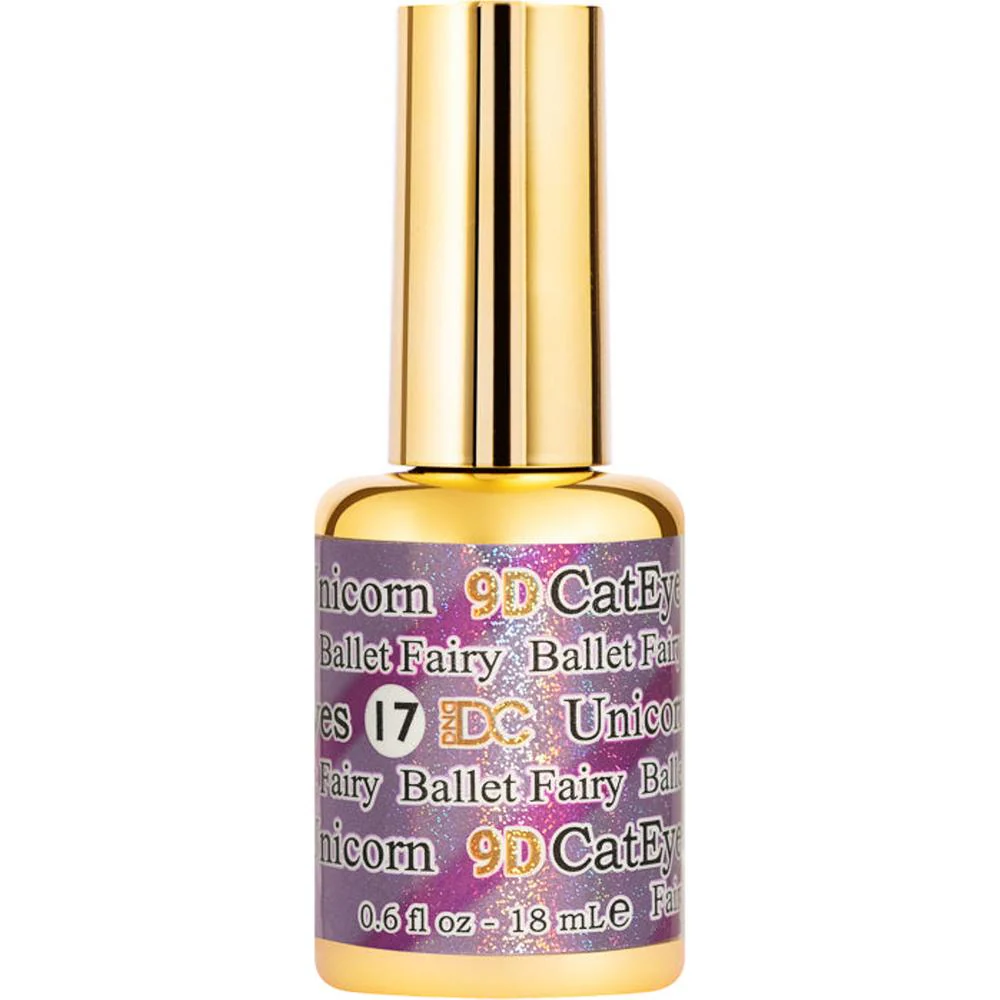 DC 9D Cat Eye Gel Unicorn #17 Ballet Fairy / 0.6 fl. oz. - 18 mL. - Image 2