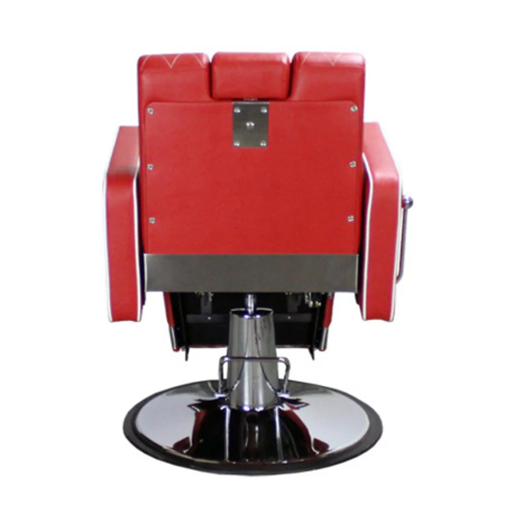 Deco Carnegie Barber Chair - Red by Deco Salon Furniture - Image 5