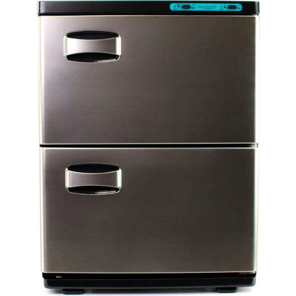 Dermalogic Double-Door Stainless Finish Hot Towel Cabi with UV by HANS Equipment