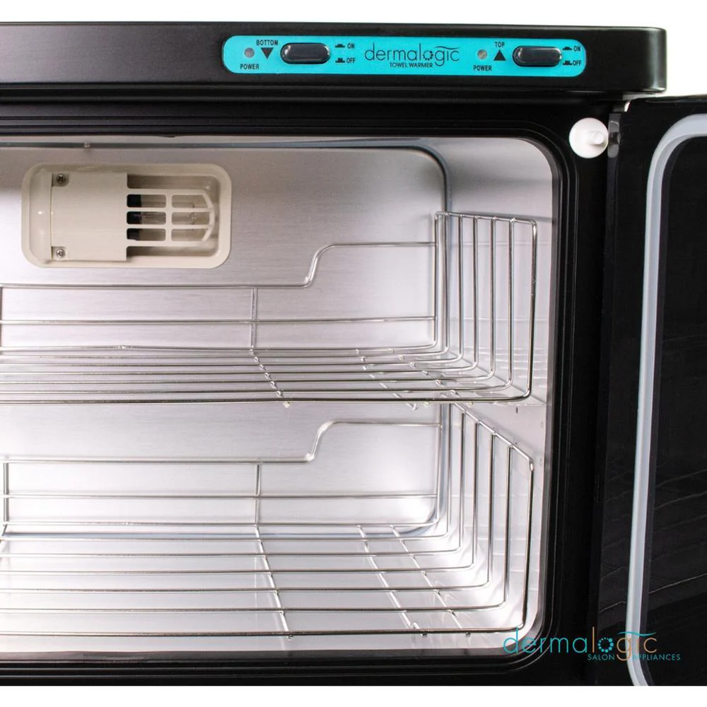 Dermalogic Double-Door Stainless Finish Hot Towel Cabi with UV by HANS Equipment - Image 3
