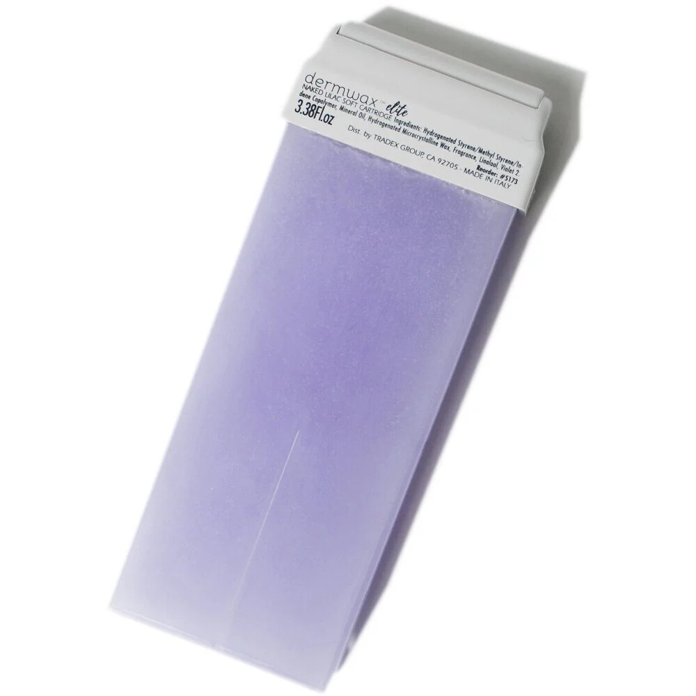Naked Lilac Soft Strip Wax Cartridges / 3.38 fl.oz. each X 24 Units by Dermwax Elite - Image 5