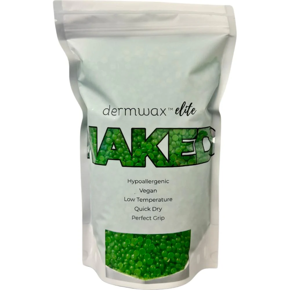 NAKED Sparkle Kiwi Stripless Hard Wax Beads / 10 Lbs. by Dermwax Elite - Image 4