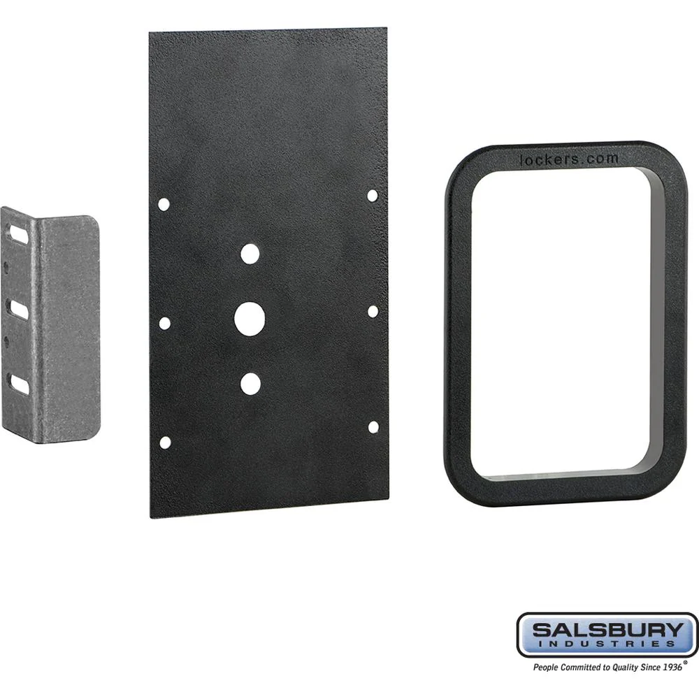 Designer Wood Locker Replacement Lock Conversion Kit - for Built-in Key Locks (Lock not included) by Salsbury