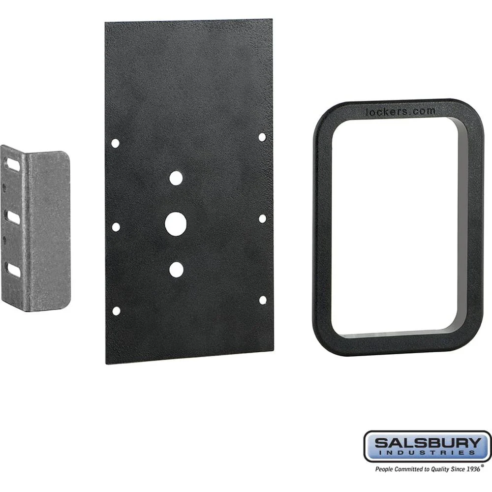 Designer Wood Locker Replacement Lock Conversion Kit - for Built-in Key Locks (Lock not included) by Salsbury