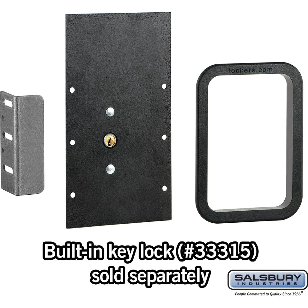 Designer Wood Locker Replacement Lock Conversion Kit - for Built-in Key Locks (Lock not included) by Salsbury - Image 2