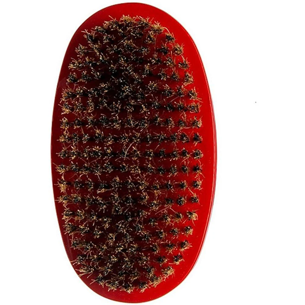 Diane Curved Prestige 100% Boar Military Wave Medium Brush - Red - Image 3