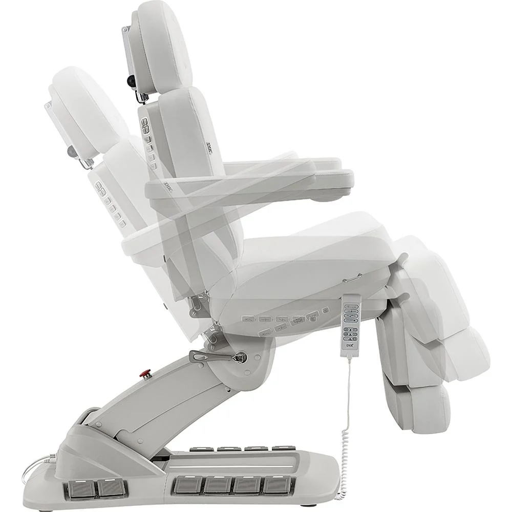 Aurora Medical Spa Table - 4 Motors with Electrical Hand and Foot Remote Control - White / Available in White, Black, Gray and Beige by DIR Salon Furniture - Image 13