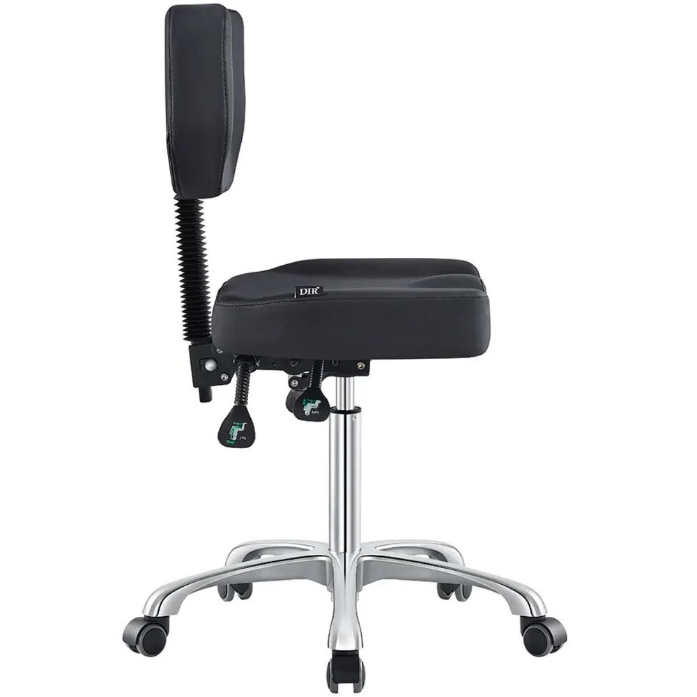 Cadence Medical Stool - BLACK by DIR Salon Furniture - Image 4