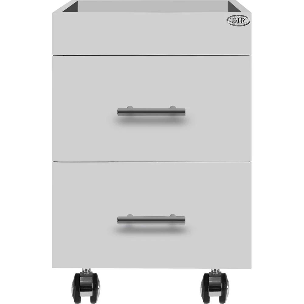 Cannes Manicure Pedicure Trolley Cart - Gray by DIR Salon Furniture - Image 5