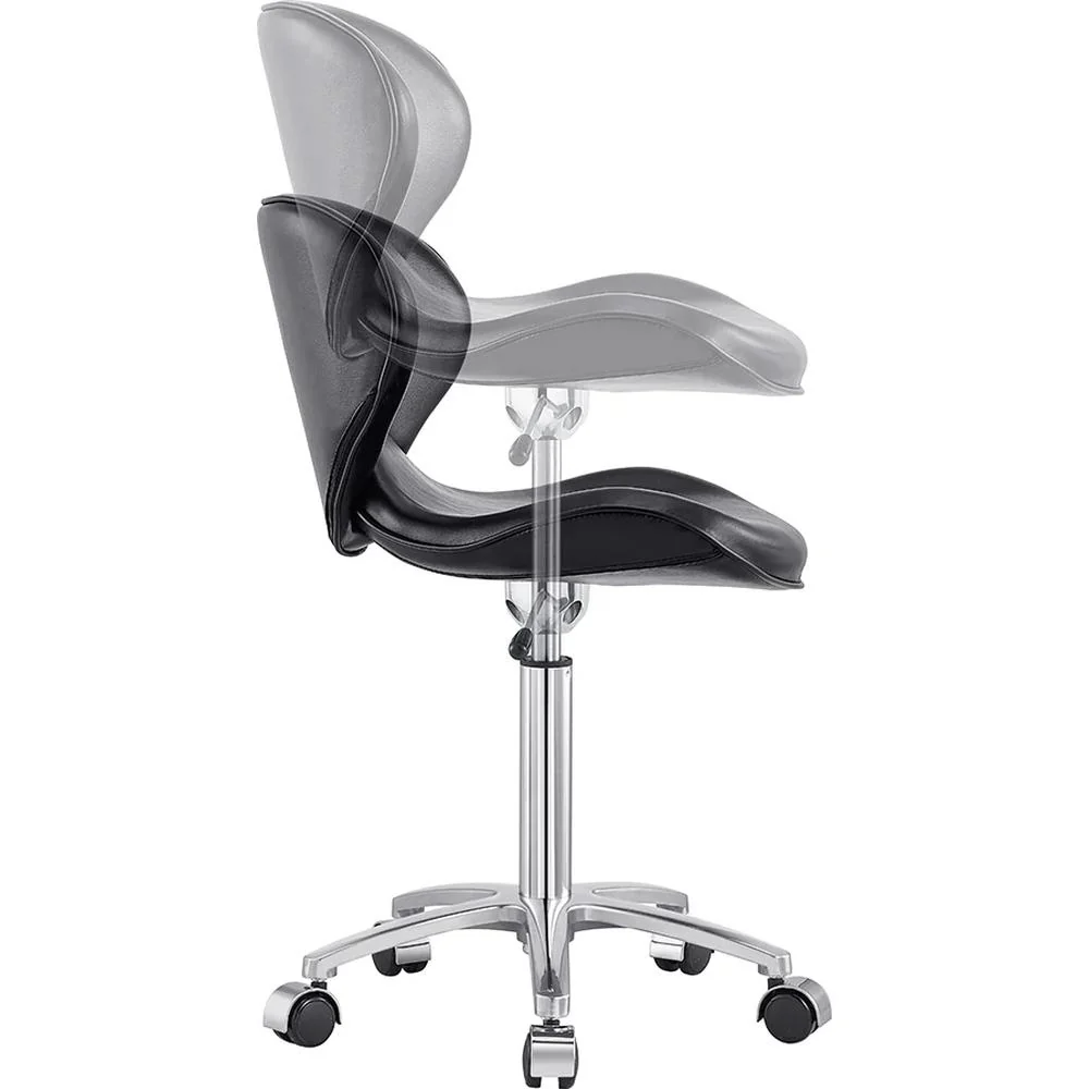 Esperto Stool - BLACK / 16.5" - 23.75" Adjustable Seat Height by DIR Salon Furniture - Image 4