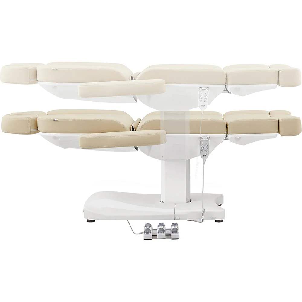 Ink Electric Esthetician Chair - 3 Motors with Electrical Hand and Foot Remote Control - Beige / Available in White, Black, Gray and Beige by DIR Salon Furniture - Image 3