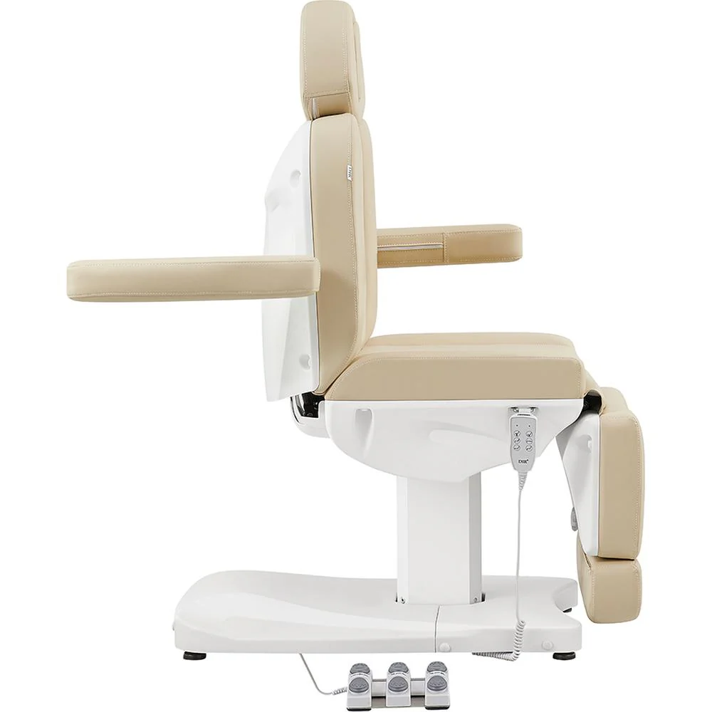 Ink Electric Esthetician Chair - 3 Motors with Electrical Hand and Foot Remote Control - Beige / Available in White, Black, Gray and Beige by DIR Salon Furniture - Image 6