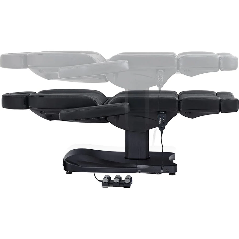 Ink Electric Esthetician Chair - 3 Motors with Electrical Hand and Foot Remote Control - Black / Available in White, Black, Gray and Beige by DIR Salon Furniture - Image 7