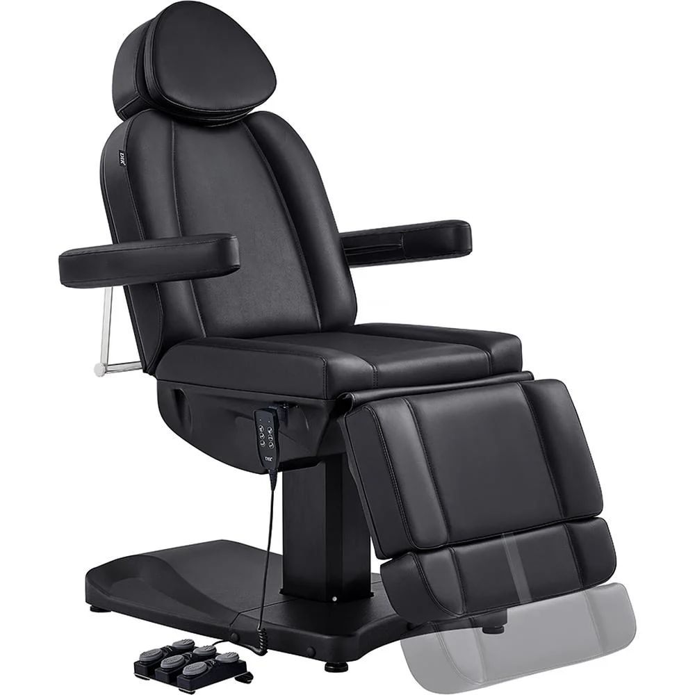 Ink Electric Esthetician Chair - 3 Motors with Electrical Hand and Foot Remote Control - Black / Available in White, Black, Gray and Beige by DIR Salon Furniture - Image 9