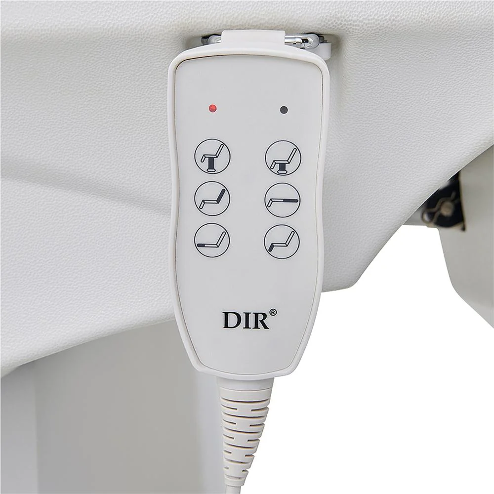 Ink Electric Esthetician Chair - 3 Motors with Electrical Hand and Foot Remote Control - Gray / Available in White, Black, Gray and Beige by DIR Salon Furniture - Image 11