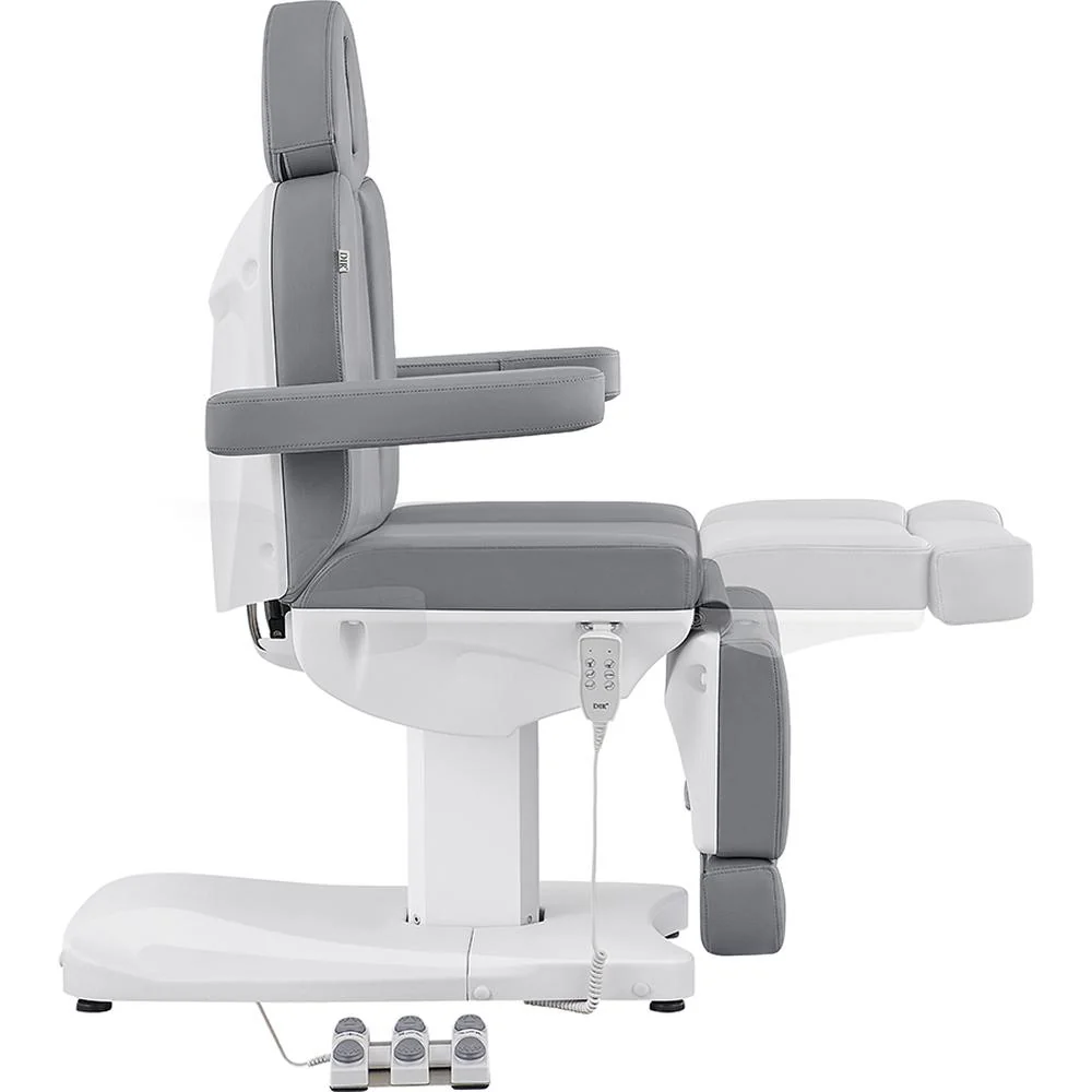 Ink Electric Esthetician Chair - 3 Motors with Electrical Hand and Foot Remote Control - Gray / Available in White, Black, Gray and Beige by DIR Salon Furniture - Image 6
