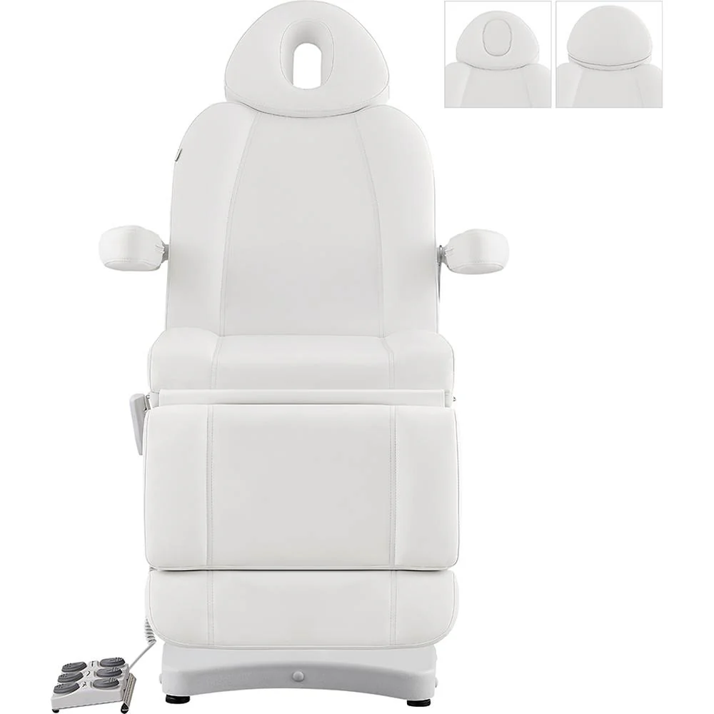 Ink Electric Esthetician Chair - 3 Motors with Electrical Hand and Foot Remote Control - White / Available in White, Black, Gray and Beige by DIR Salon Furniture - Image 3