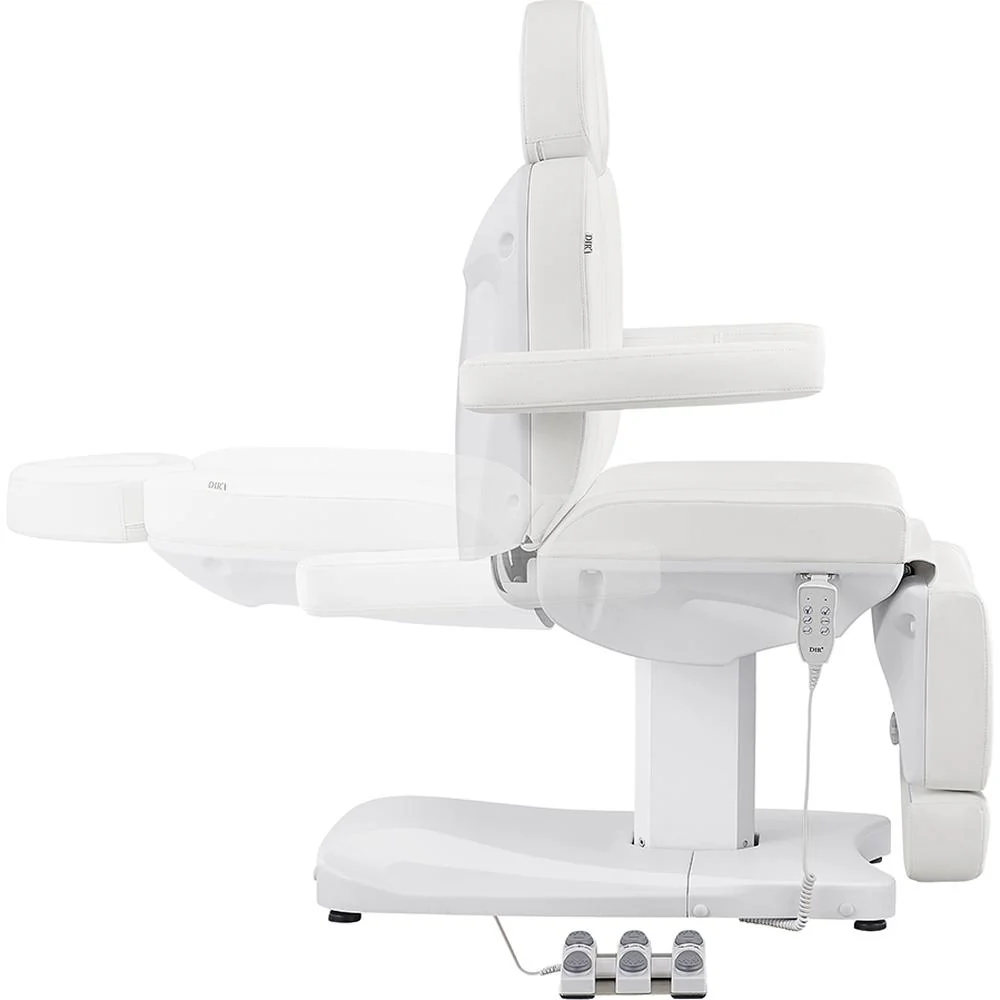 Ink Electric Esthetician Chair - 3 Motors with Electrical Hand and Foot Remote Control - White / Available in White, Black, Gray and Beige by DIR Salon Furniture - Image 6